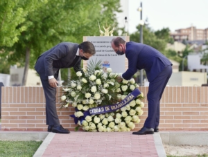 La ciudad de Guadalajara homenajeó ayer a las víctimas de la Covid.