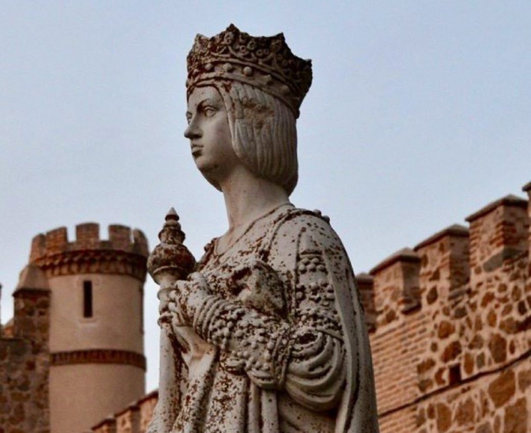 Estatuta de Isabel 'la Católica' en Toledo.