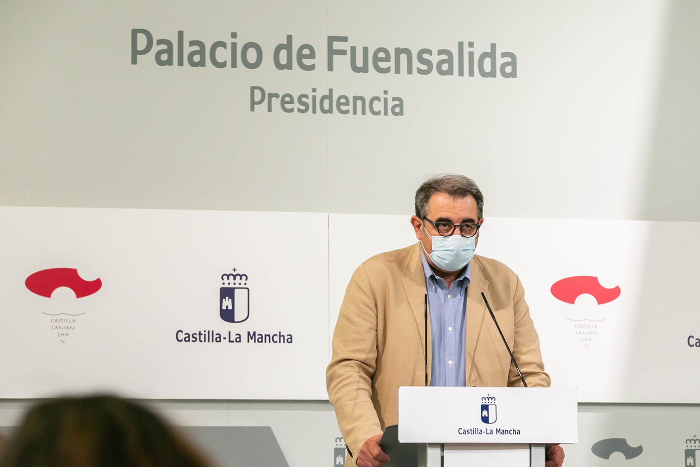 Jesús Fernández Sanz, consejero de Sanidad, ha explicado que el uso obligatorio de la mascarilla será a partir del miércoles 22 de julio.
