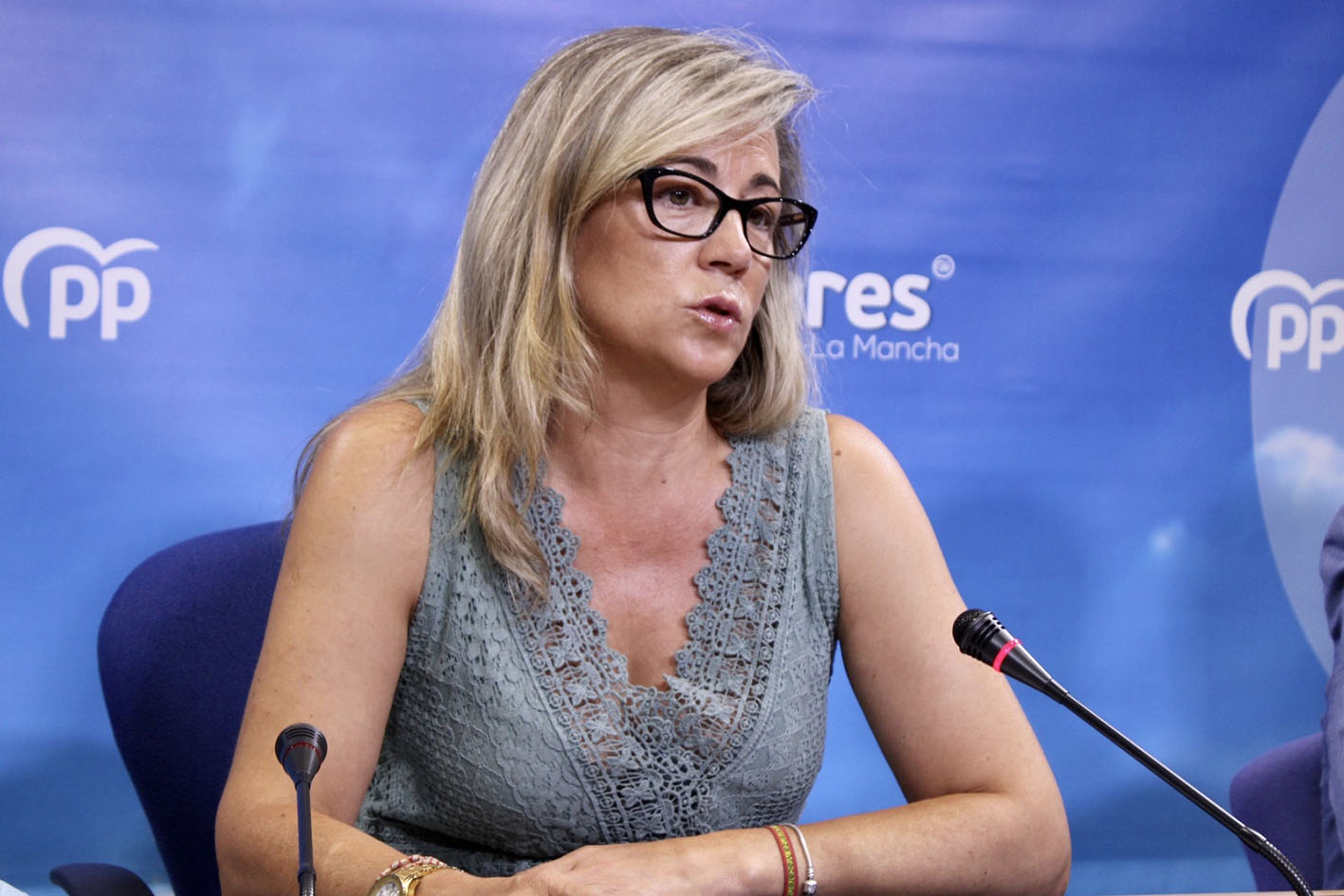 Lola Merino, portavoz del PP en las Cortes de Castilla-La Mancha.