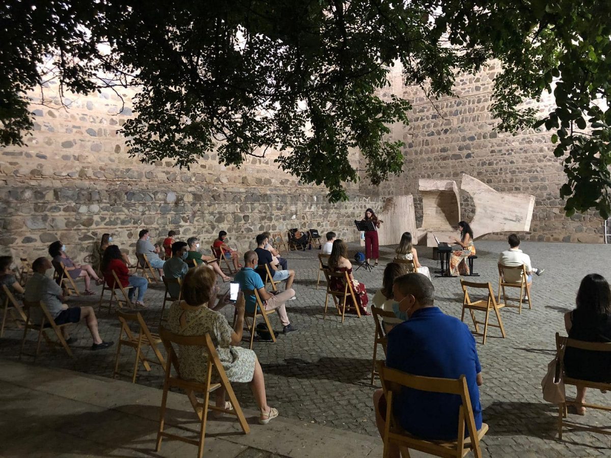 Una de las actividades culturales desarrollada en Toledo durante estos meses de pandemia.