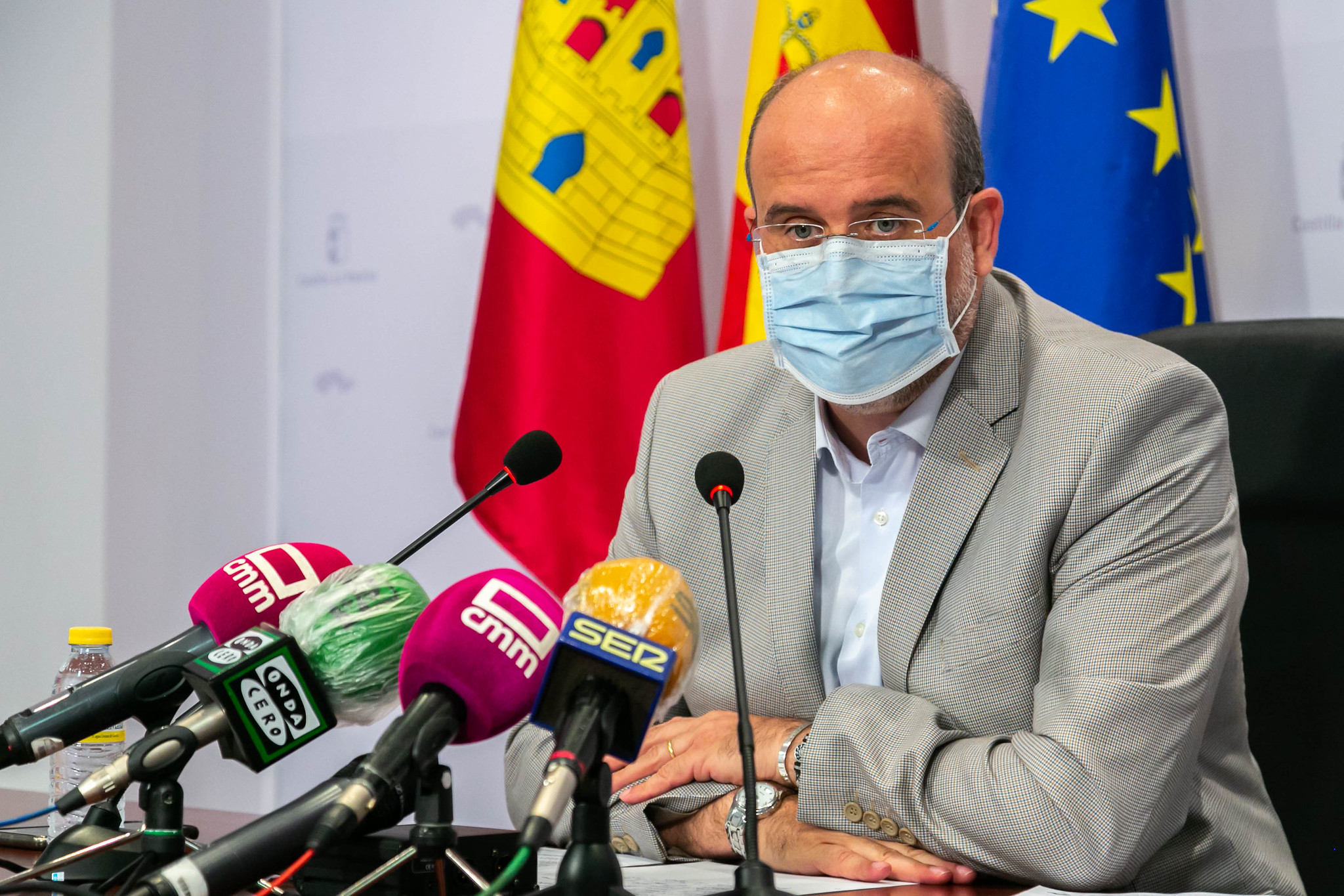 El vicepresidente de Castilla-La Mancha, José Luis Martínez Guijarro.
