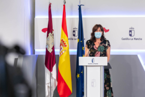 Blanca Fernández portavoz del Gobierno de CLM.