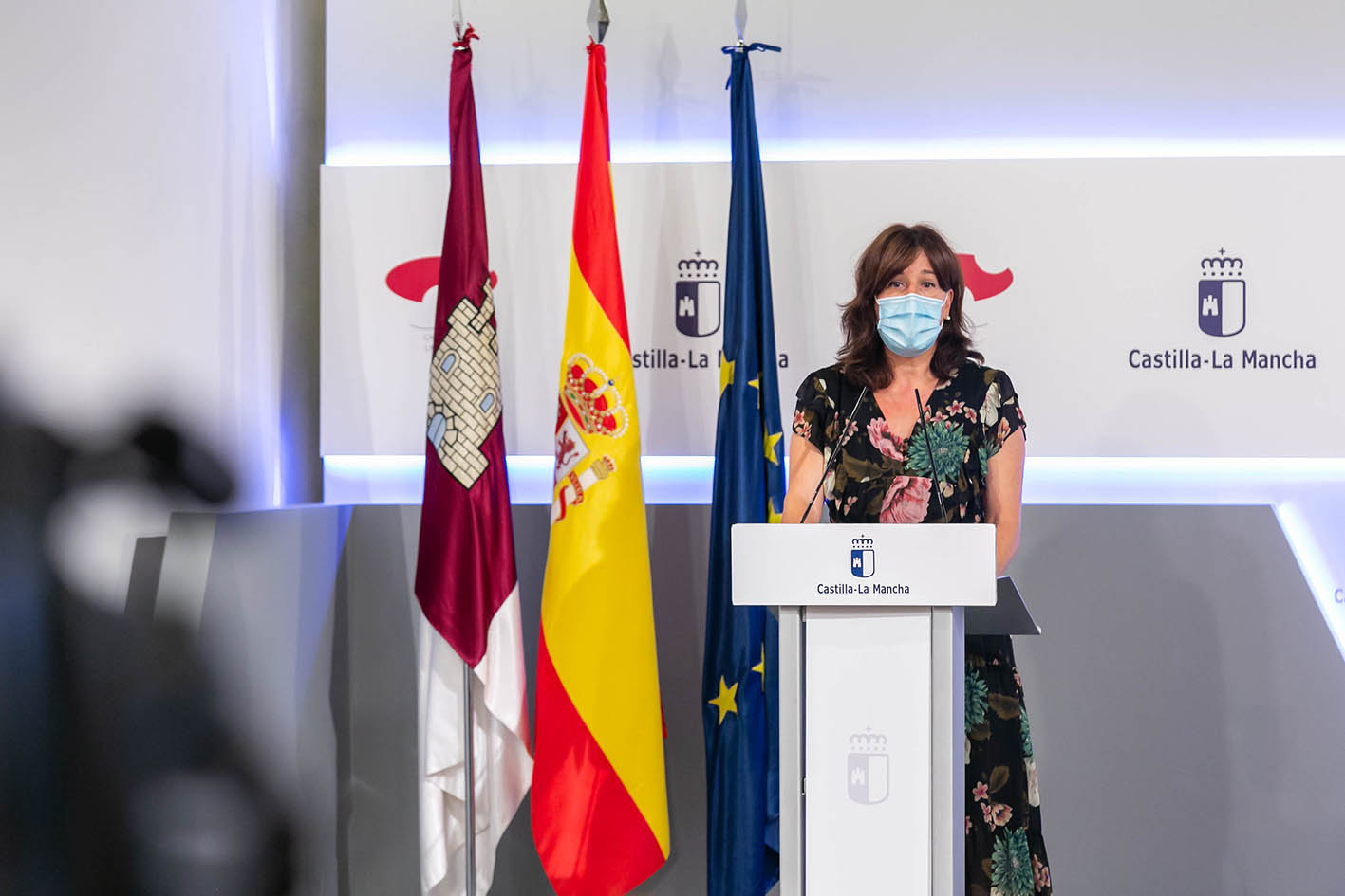 Blanca Fernández portavoz del Gobierno de CLM.