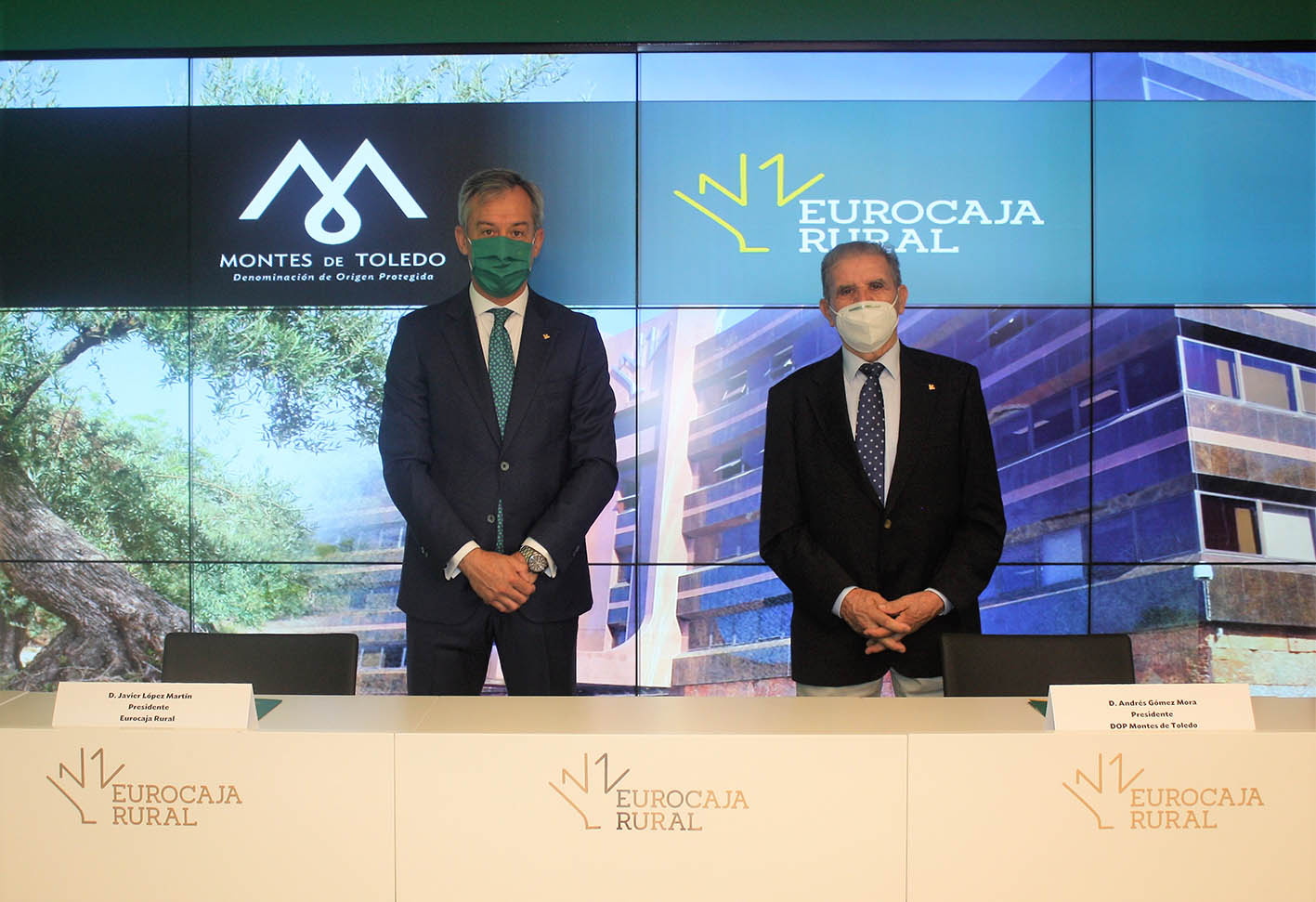 Acuerdo Eurocaja y DOP Montes de Toledo para promocionar el aceite