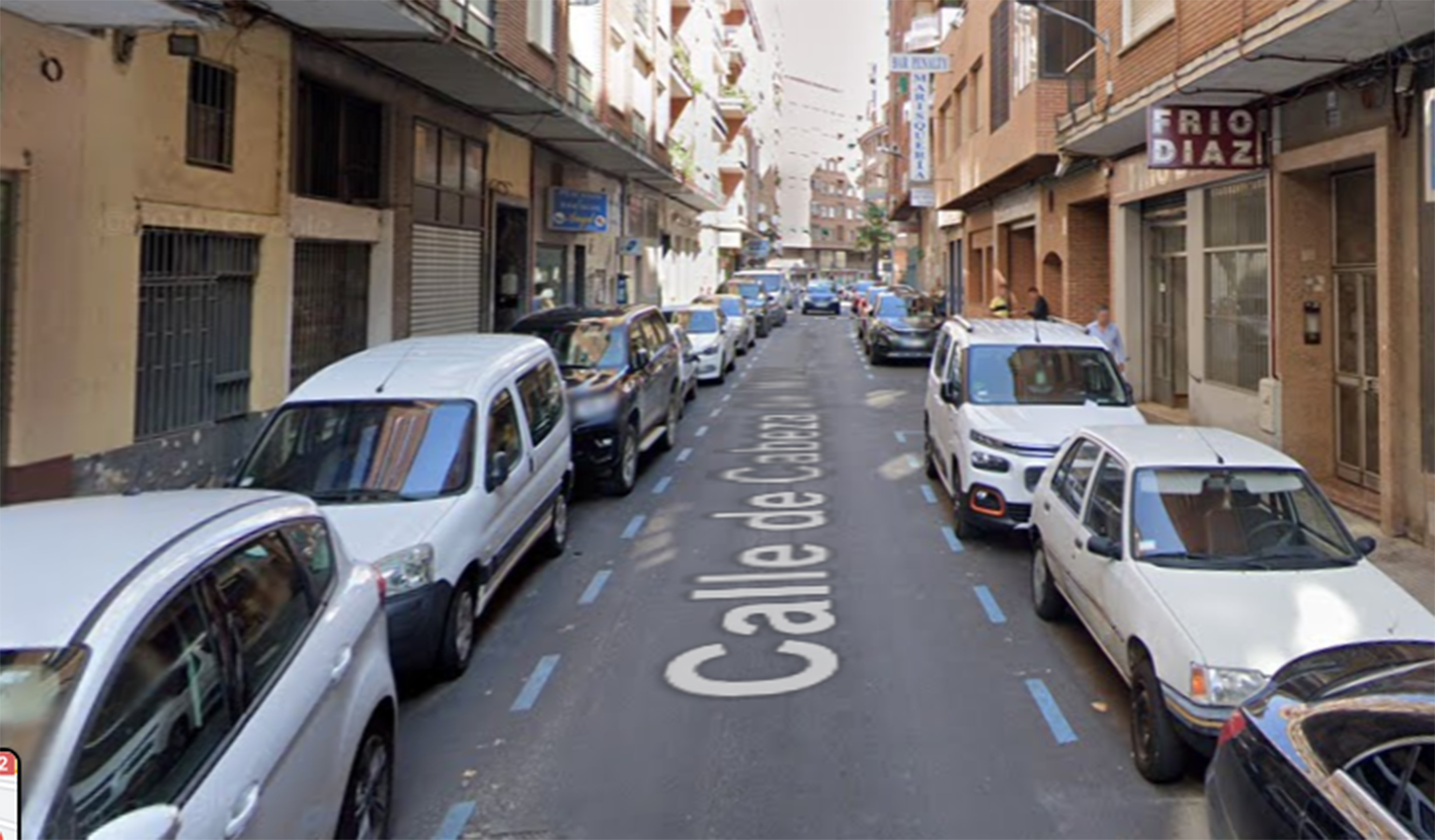 Calle Cabeza del Moro, donde tuvo lugar el apuñalamiento.