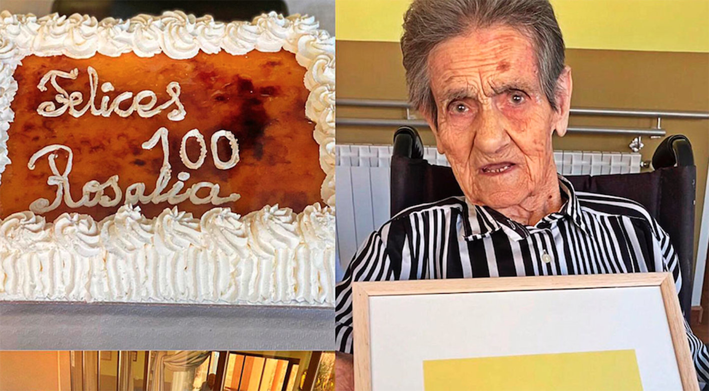 Rosalía García Chico cumplió 100 años el domingo 30 de agosto.