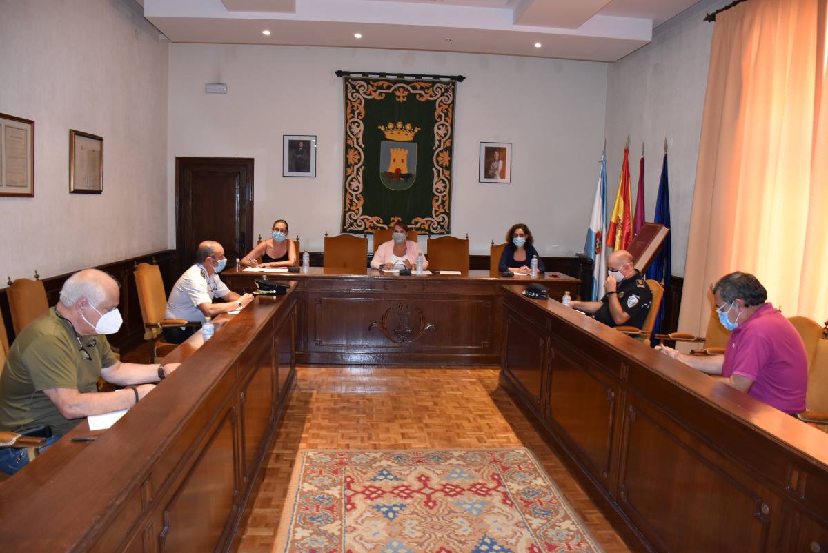 Reunión de coordinación celebrada en el Ayuntamiento de Talavera.