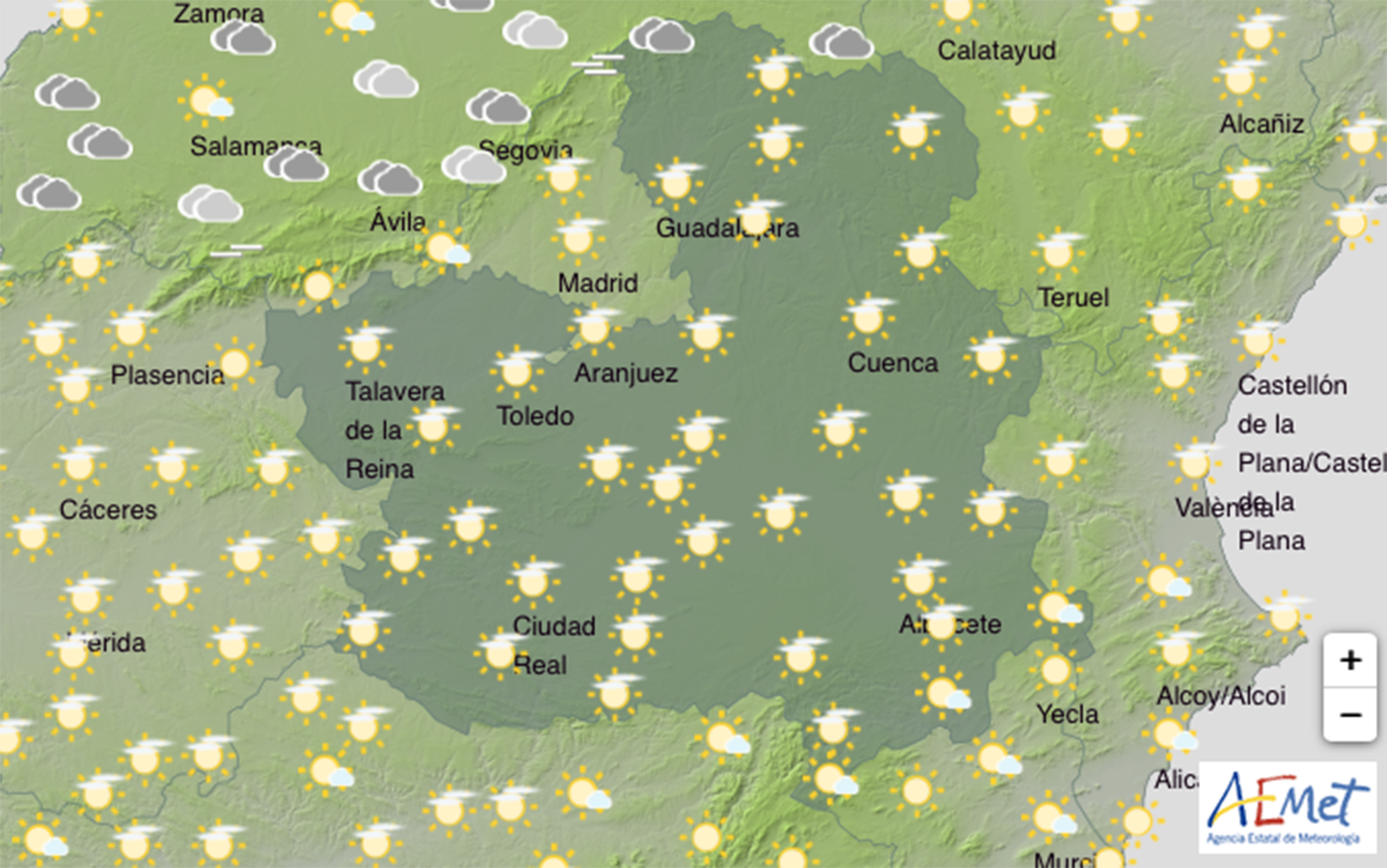 El martes 18 volverá a hacer calor, como es normal en agosto, aunque tampoco será excesivo.