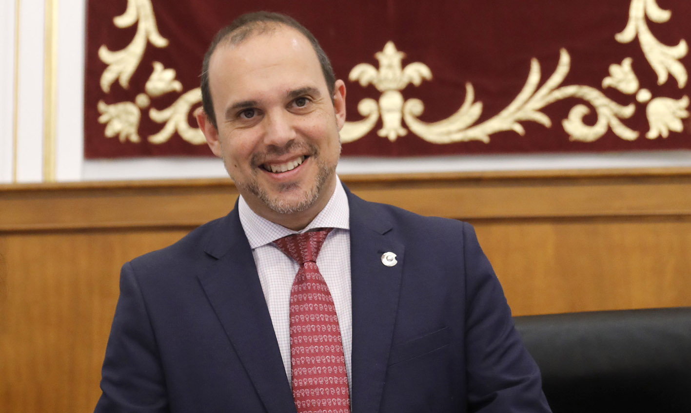 Pablo Bellido, presidente de las Cortes de CLM