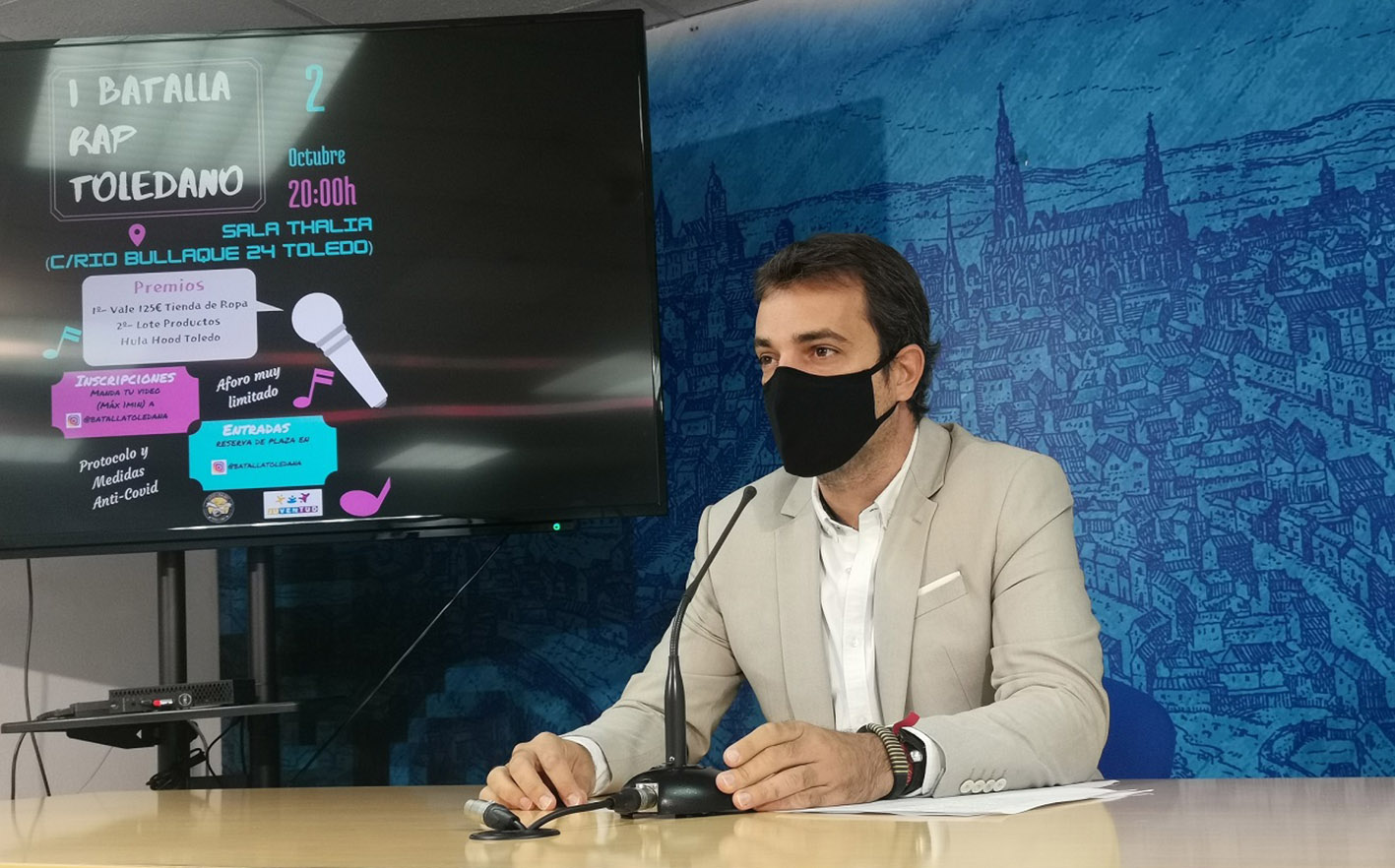 Pablo García presenta la 32 Semana de la Juventud de Toledo