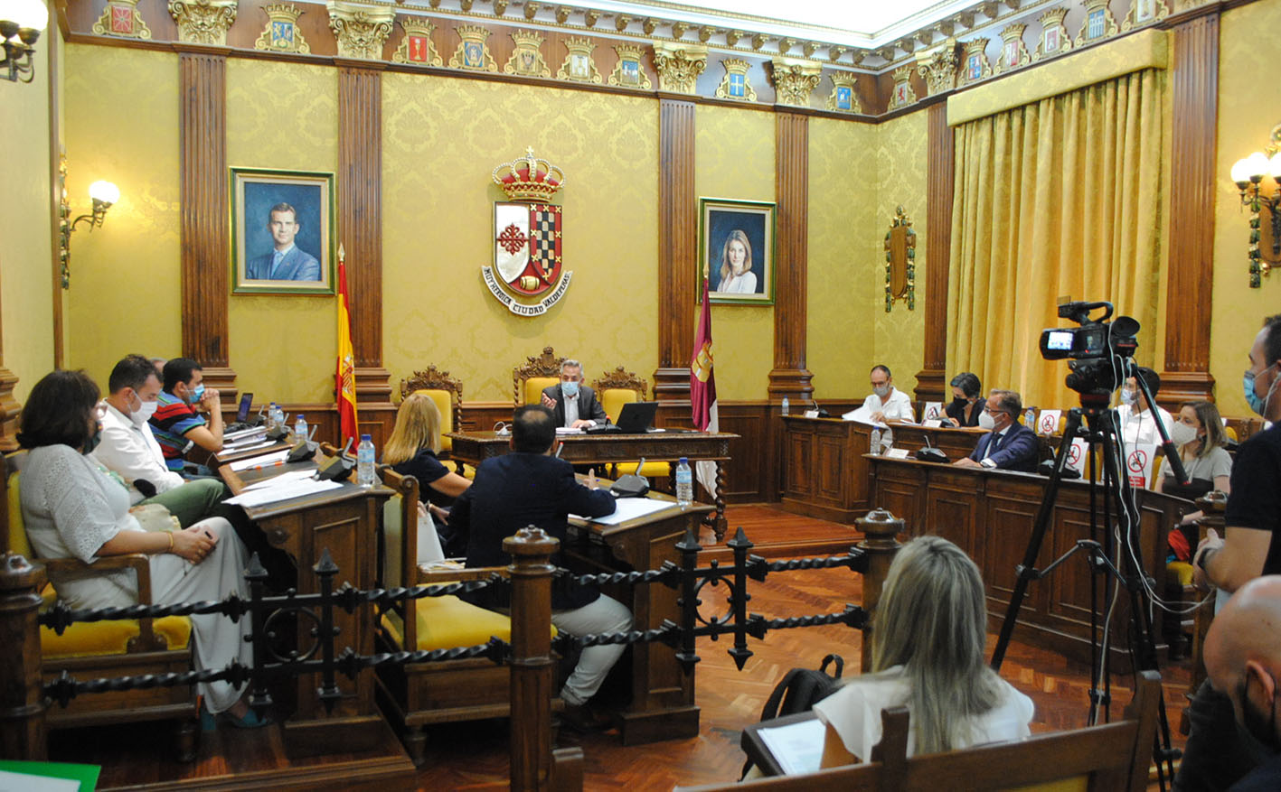 Pleno del ayuntamiento de Valdepeñas.