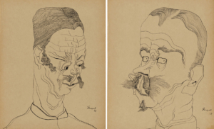 Imagen de dos de los retratos que se podrán ver en Cuenca a partir de este fin de semana.