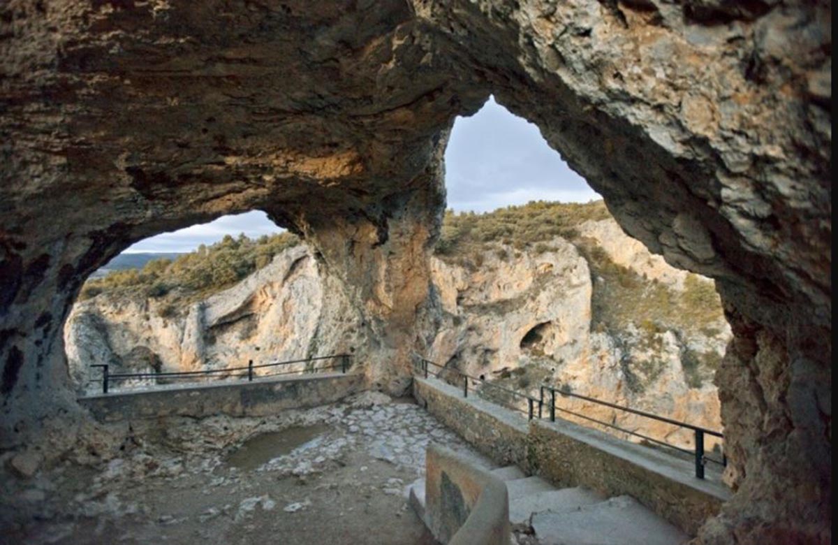 Ventana del Diablo, donde fue rescatada una mujer tras hacer un salto accidentado de barranquismo