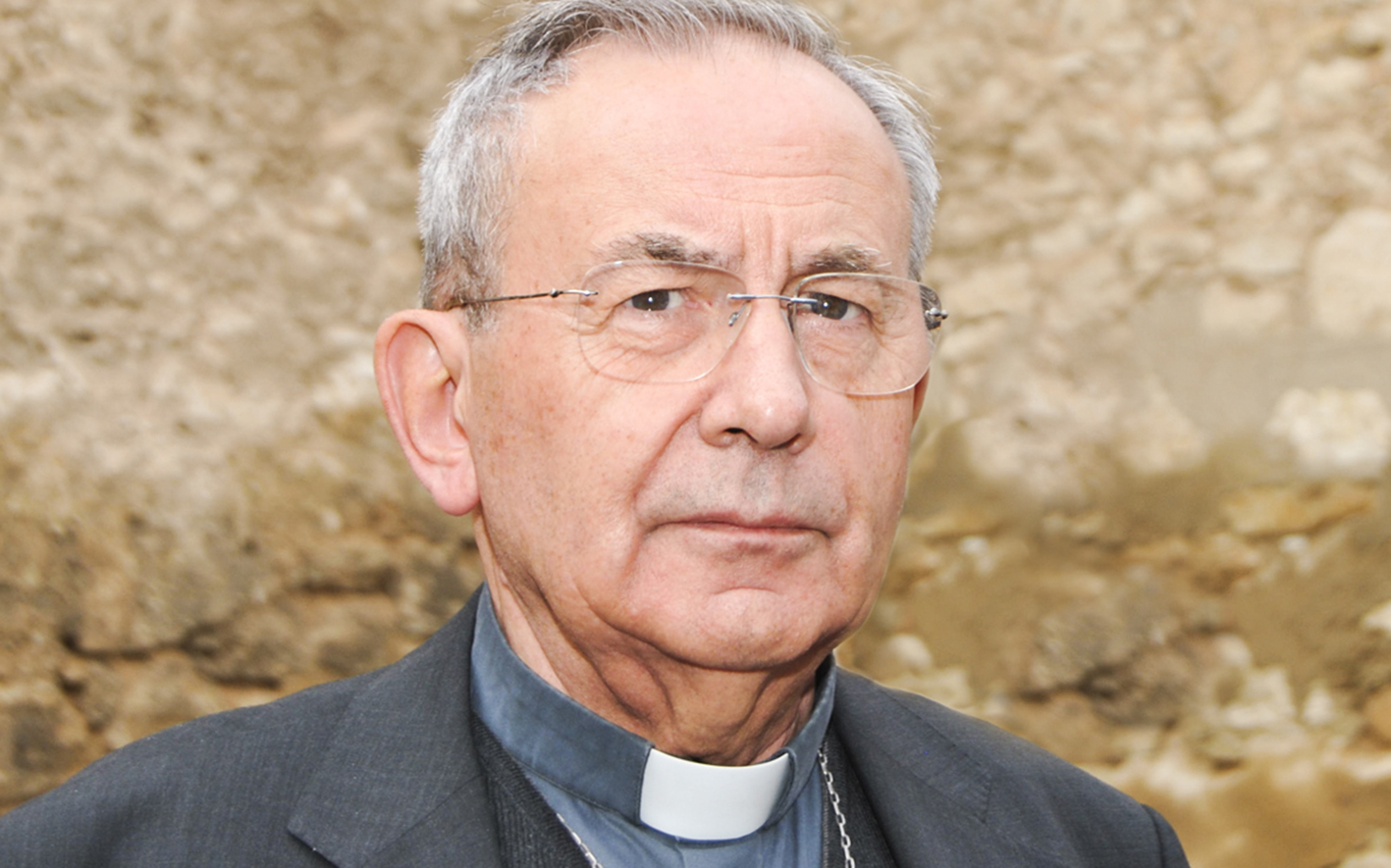 Antonio Algora, obispo emérito de Ciudad Real.