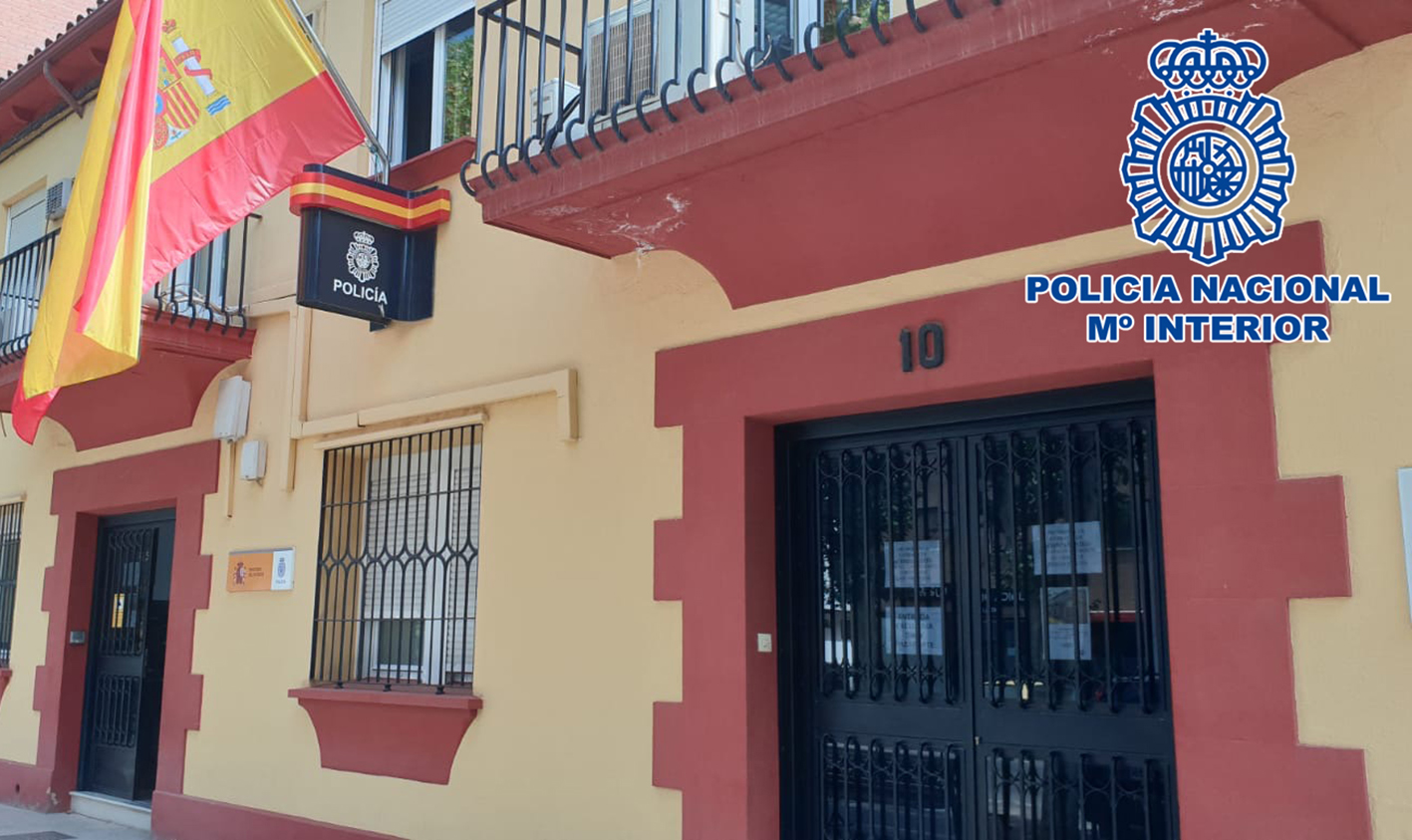 Fachada de la Comisaría de la Policía Nacional de Alcázar de San Juan.