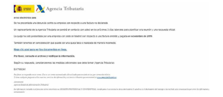 Ojo a esta estafa: se hacen pasar por la Agencia Tributaria y ponen ...