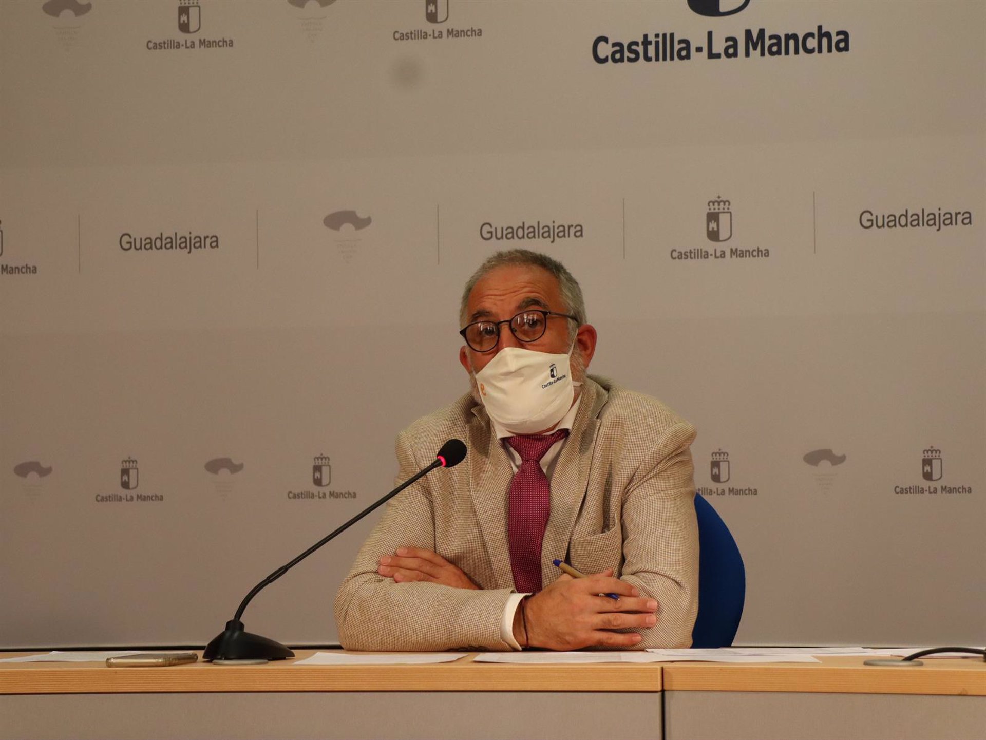 El delegado de Educación, Cultura y Deportes de la Junta en Guadalajara, Ángel Fernández-Montes