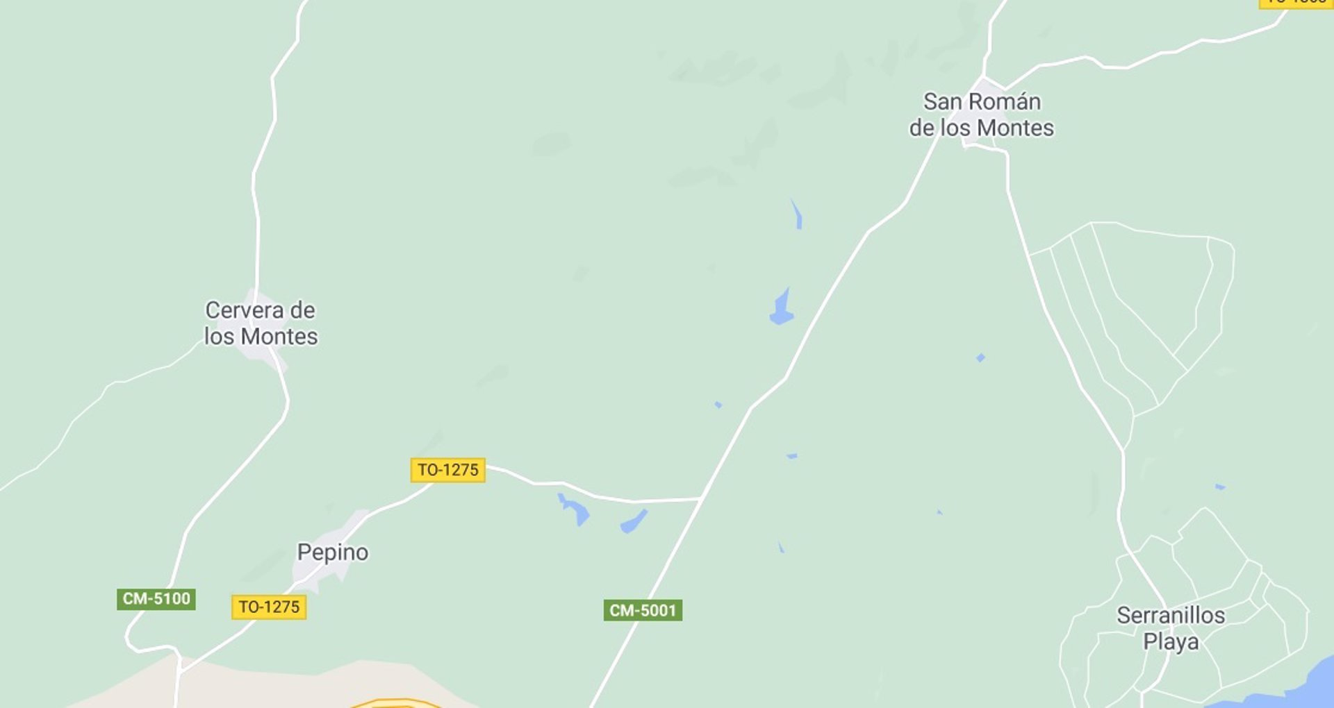 El accidente se produjo en un camino entre Pepino y San Román de los Montes.