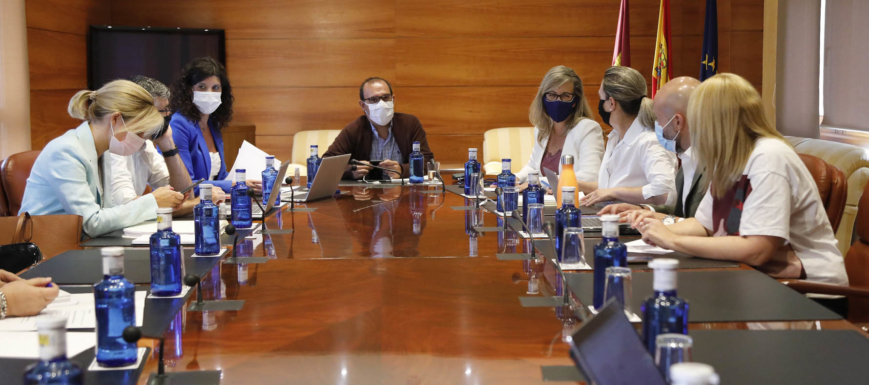 Reunión conjunta de la Junta de Portavoces y de la Mesa de las Cortes de Castilla-La Mancha.