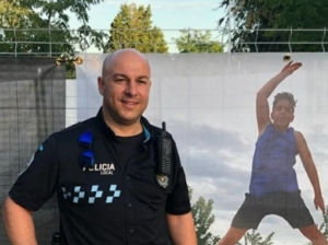 Uno de los cuatro policías locales de Toledo recuperados del Covid-19.