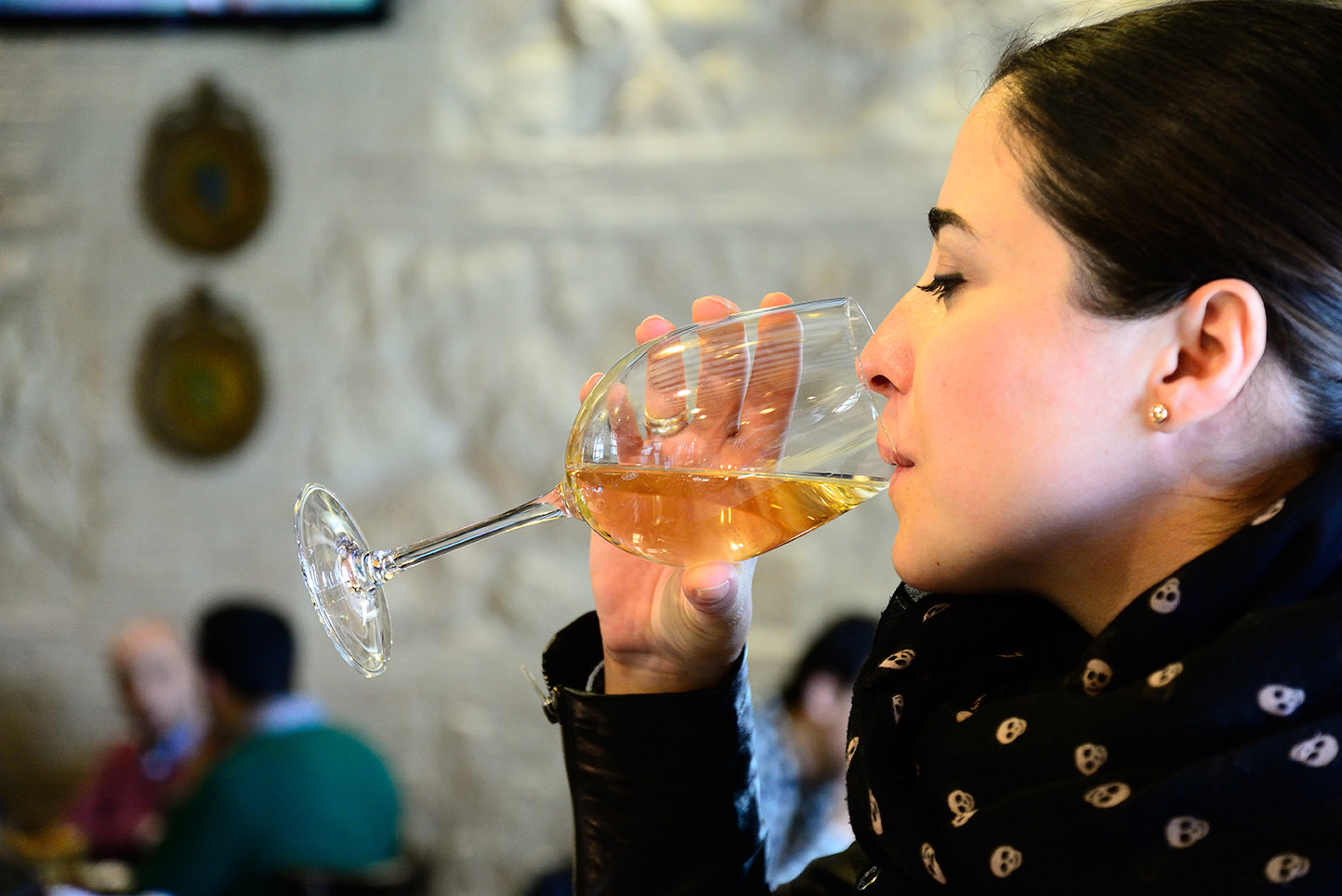 Imagen de archivo de una cata de vino.