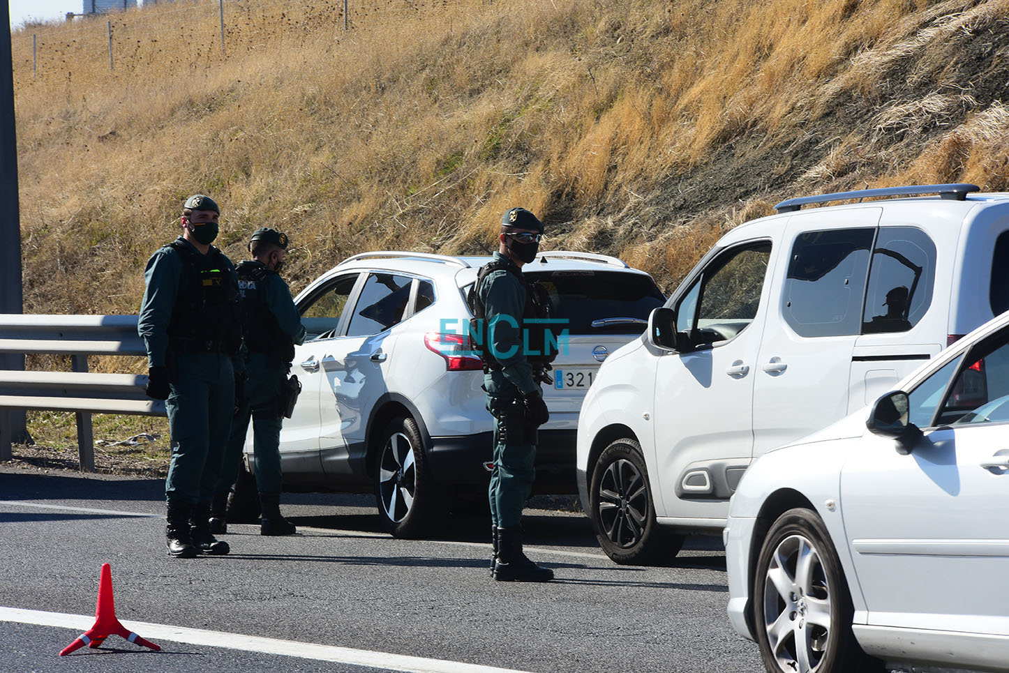 Imagen de archivo de un control de la Guardia Civil.