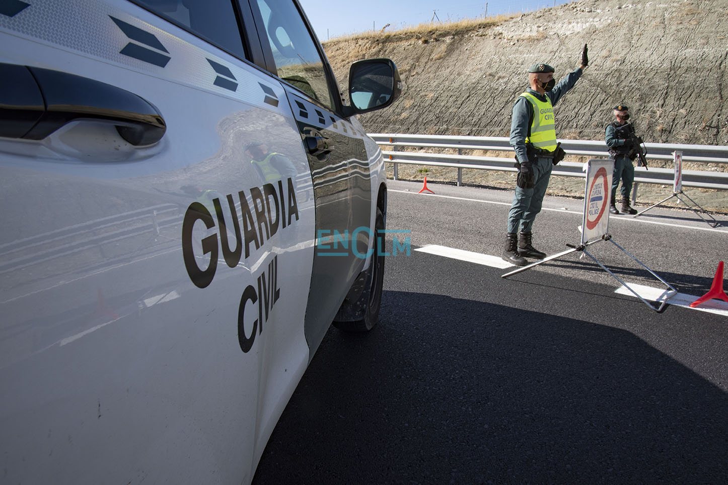 Imagen de archivo de un control de la Guardia Civil.