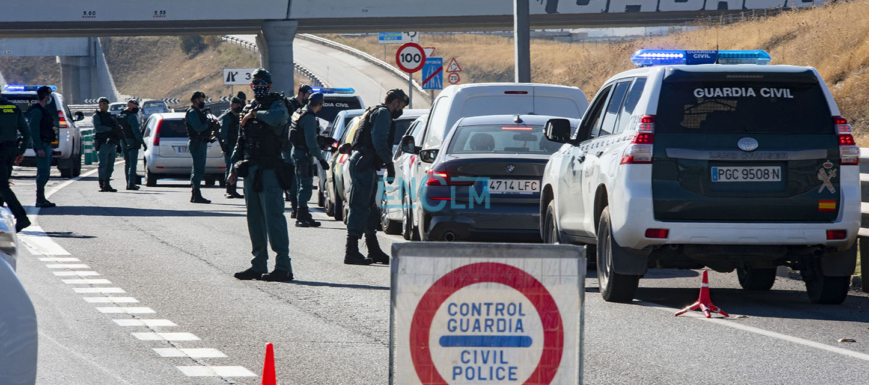 Imagen de archivo de un control de la Guardia Civil.