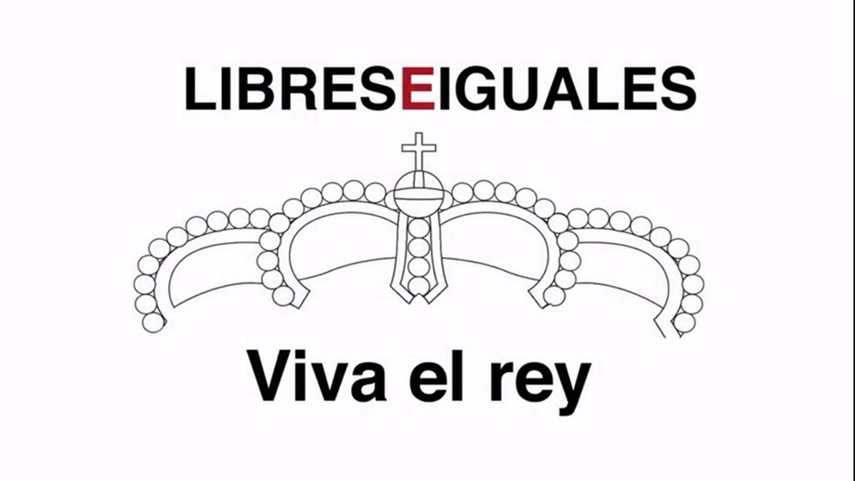 El vídeo de apoyo al Rey ha sido promovido por la asociación "Libres e Iguales"