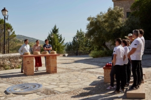 Grabación de MasterChef Celebrity en el Convento del Carmen de Pastrana.