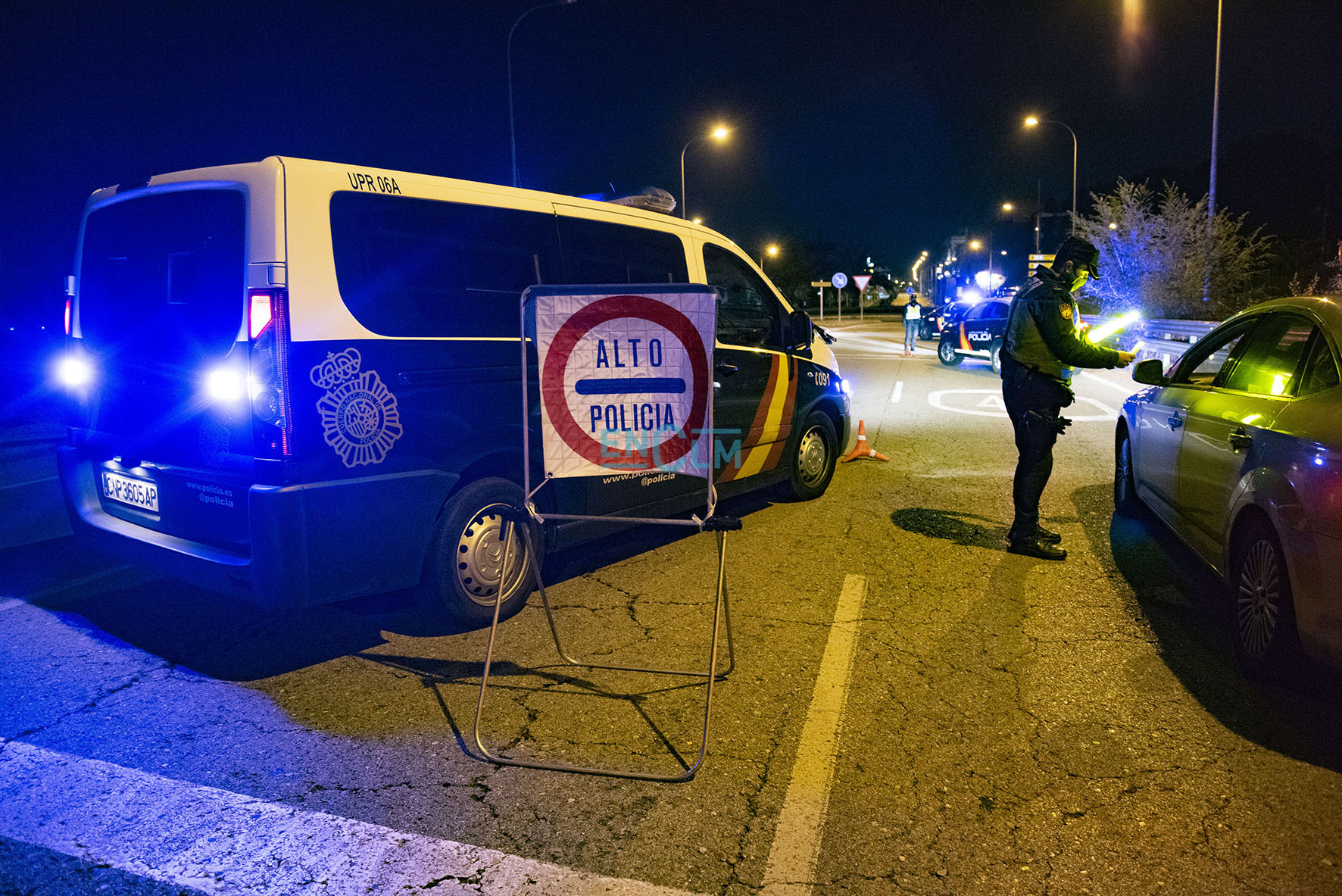 Lo controles policiales para evitar que haya gente que se salte el confinamiento y el toque de queda se mantendrán, al menos, hasta el próximo martes 17.