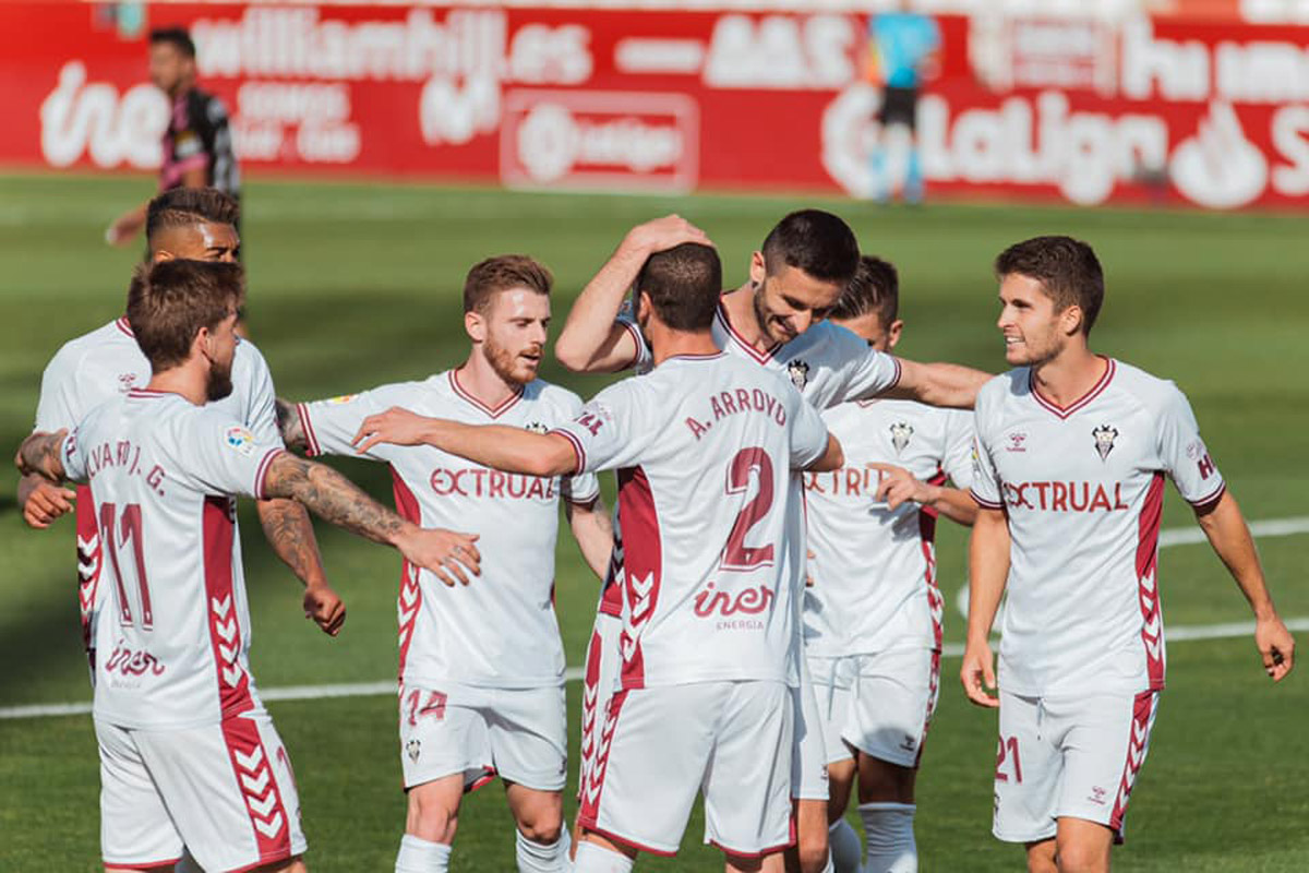 Imagen del encuentro entre el Albacete y el Sabadell.