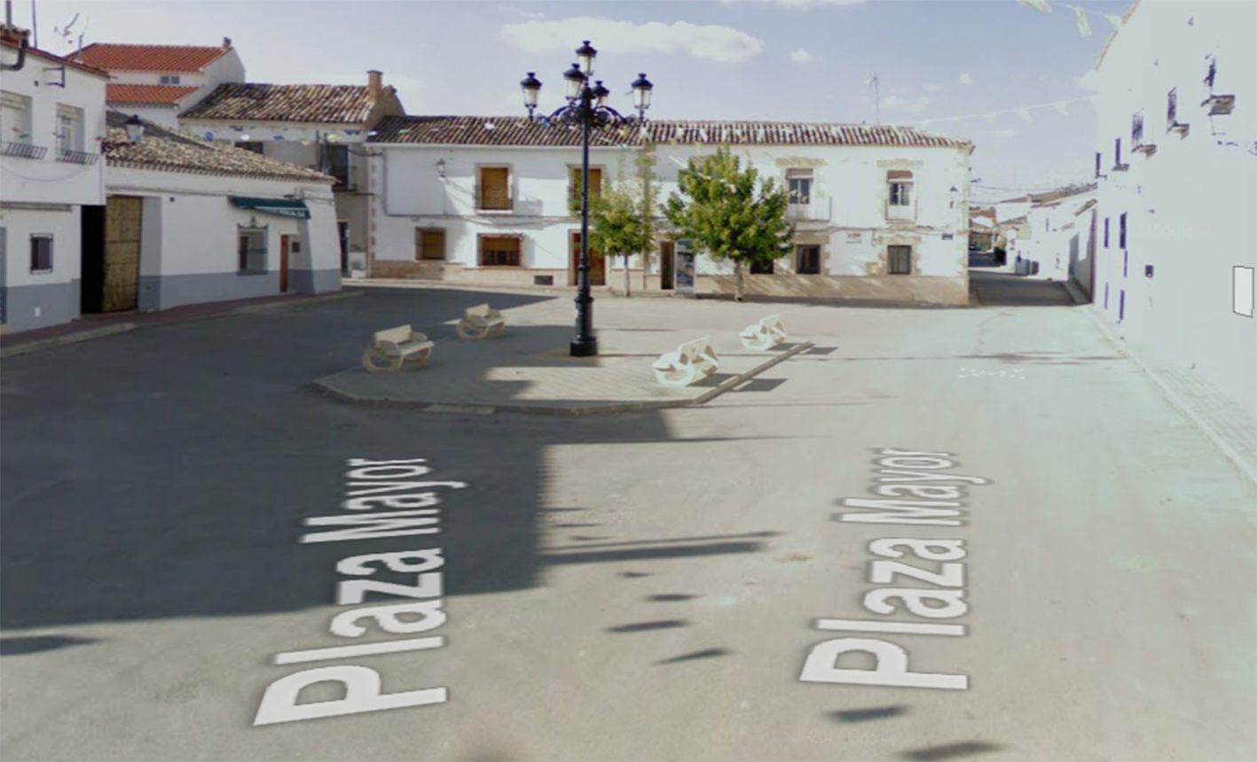 Plaza Mayor de Buenache de Alarcón.