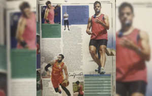 Página del Guinness World Récord en la que sale Christián López junto a Rafa Nadal y Ricky Rubio.