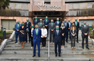 Este es el nuevo Consejo Rector de Eurocaja Rural, presidido por Javier López, quien ha sido reelegido durante otros cuatro años más.