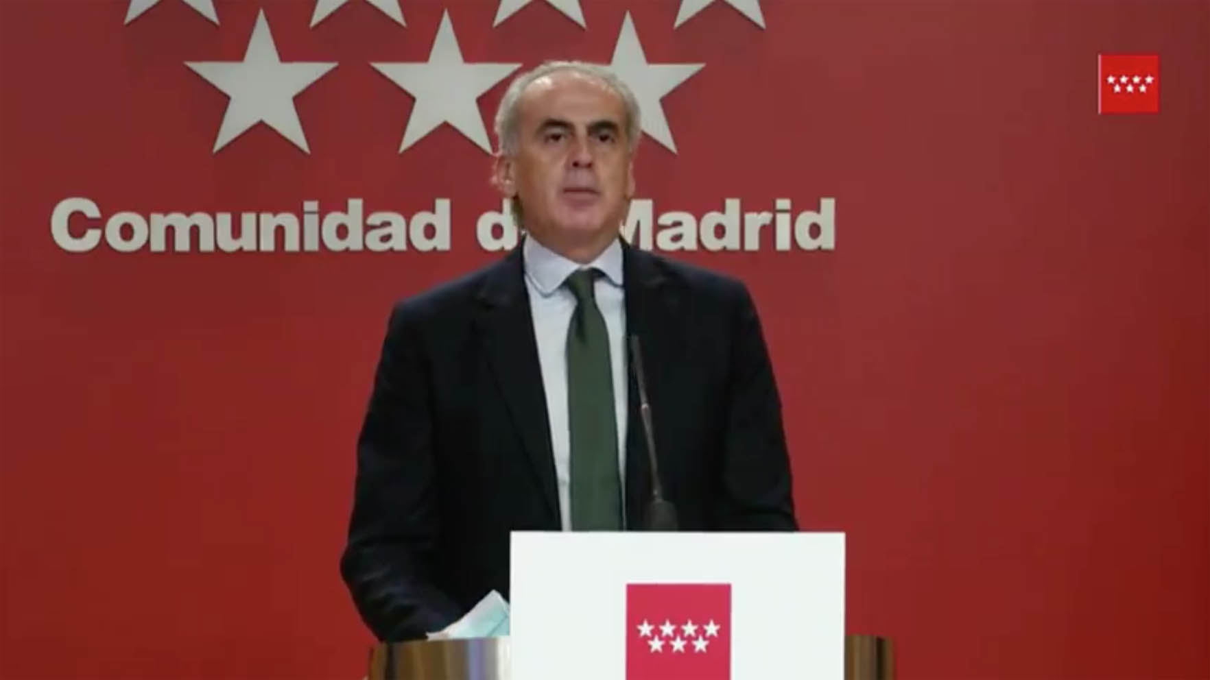 El consejero de Sanidad de Madrid, Enrique Ruiz Escudero.
