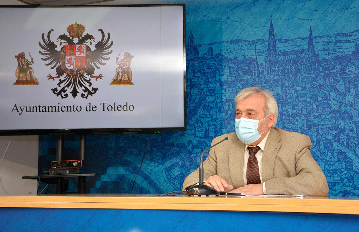 Juanjo Pérez del Pino, concejal de Movilidad y Seguridad Ciudadana de Toledo.