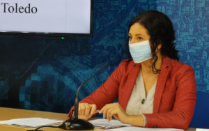 Noelia de la Cruz, portavoz del Gobierno municipal de Toledo.