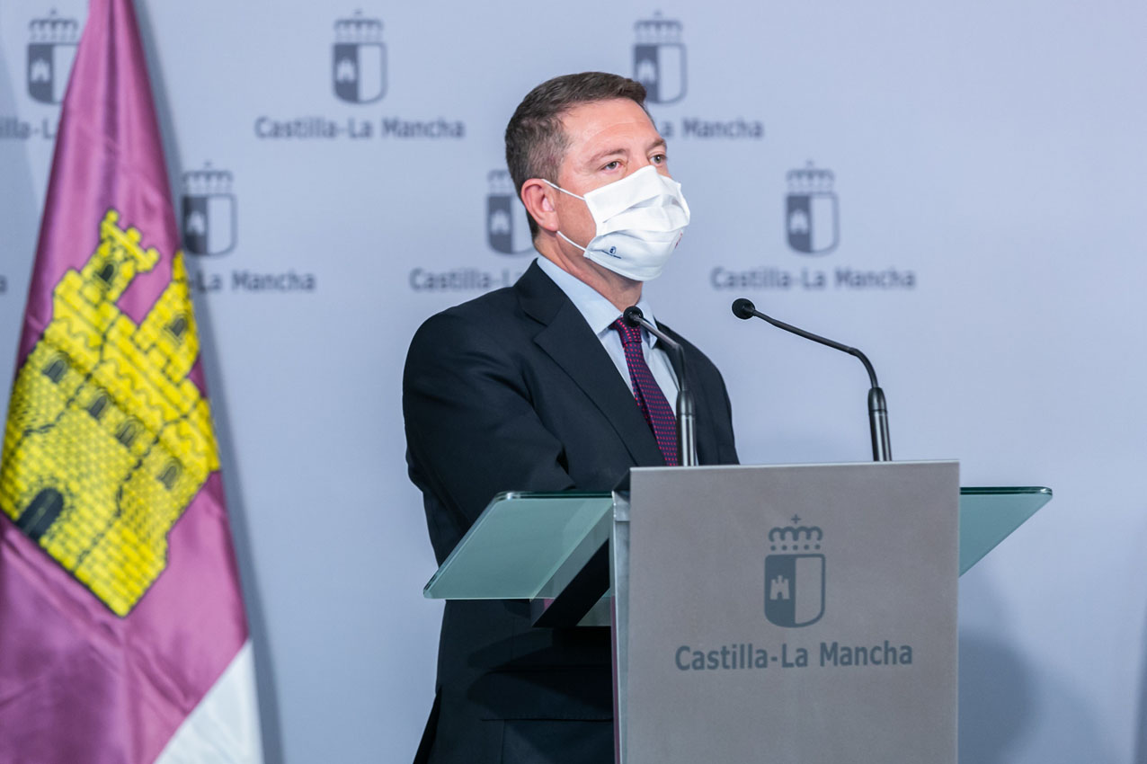 El presidente de Castilla-La Mancha, Emiliano García-Page.