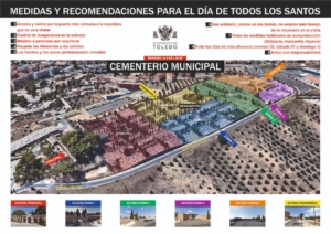 Este es el protocolo para acceder al cementerio de Toledo el fin de semana de Todos los Santos.