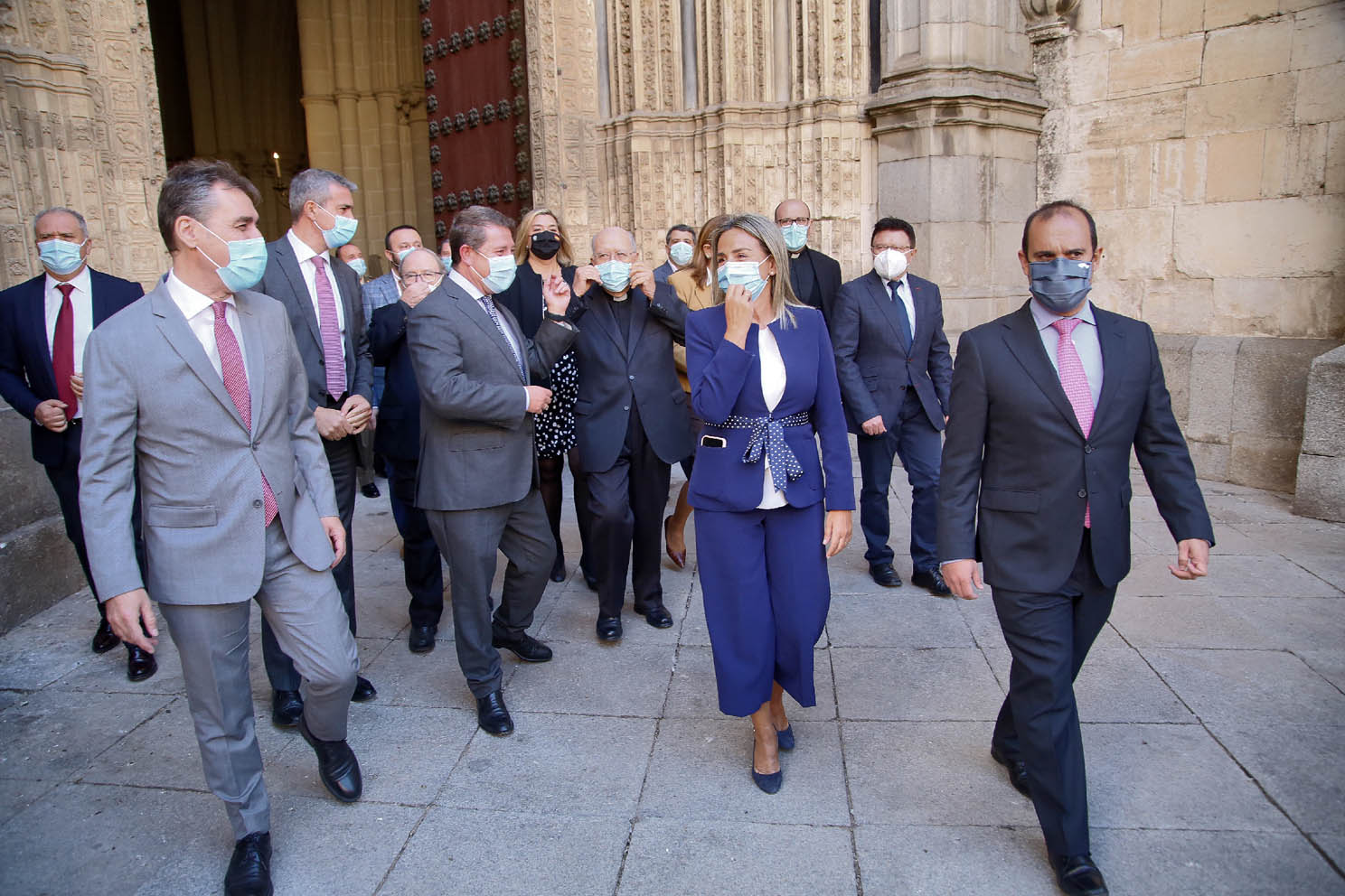 Acto se inauguración de la torre de la Catedral de Toledo.