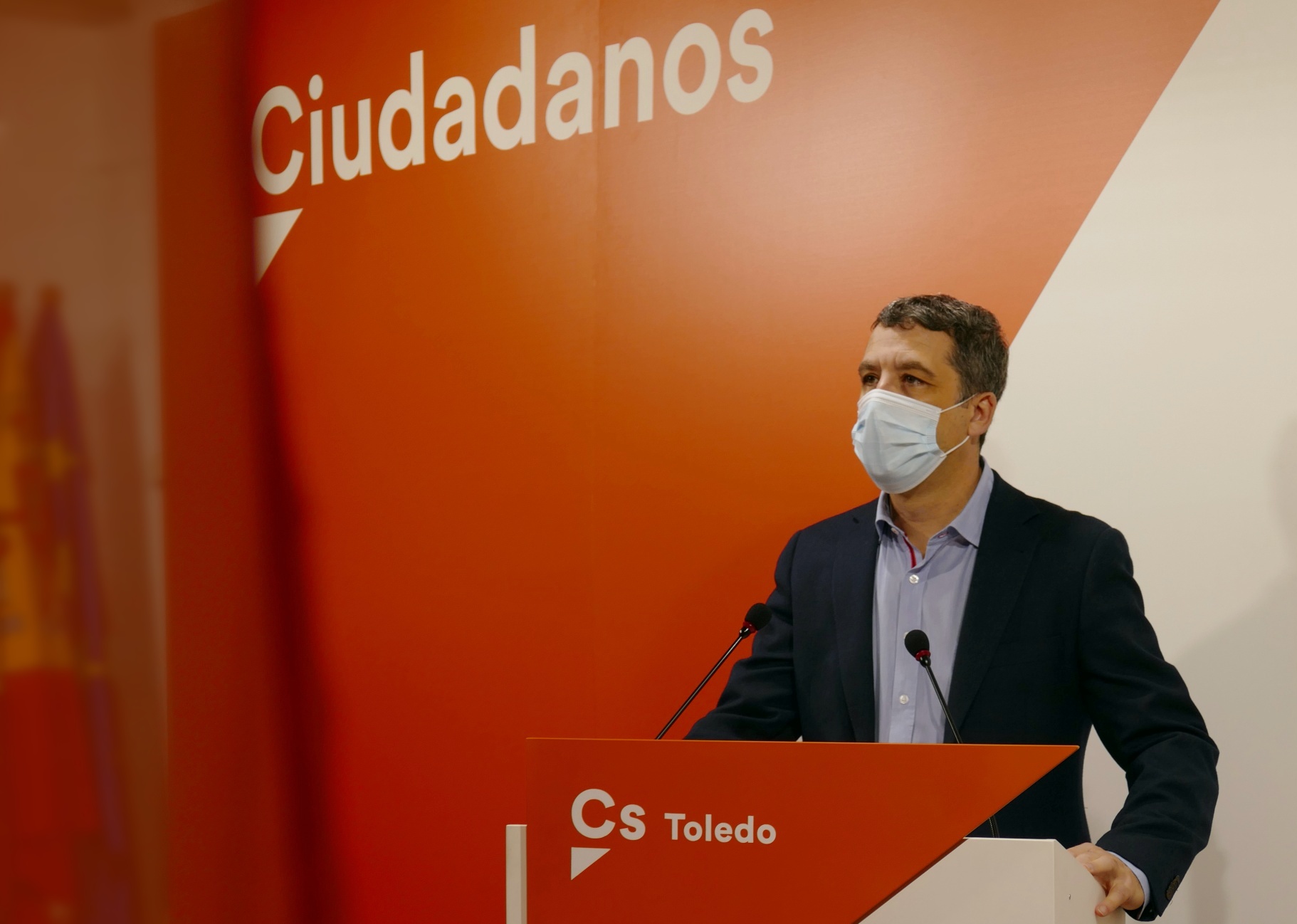 El portavoz de Ciudadanos en el Ayuntamiento de Toledo, Esteban Paños.