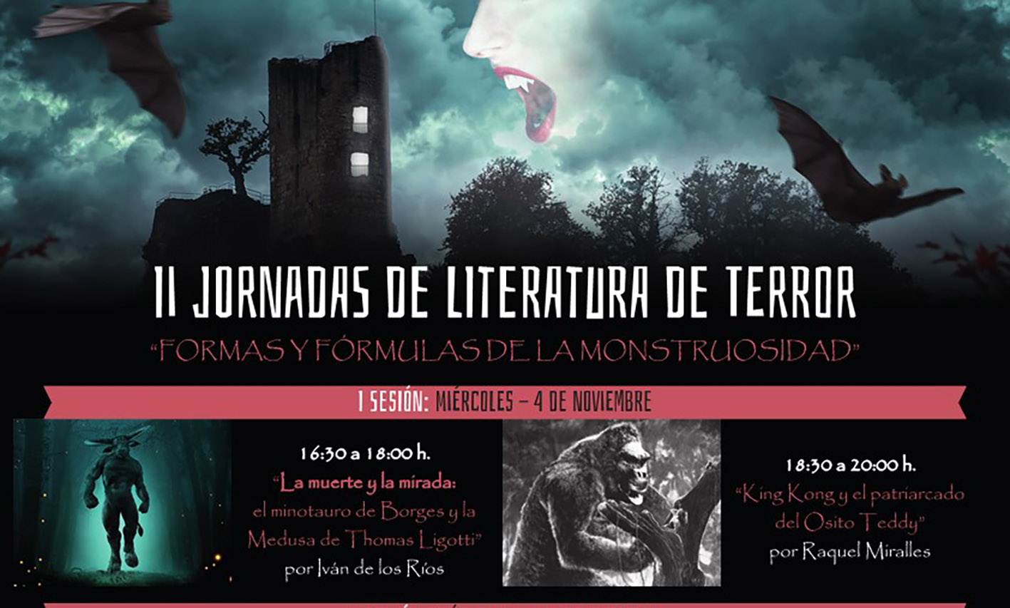 Cartel de las II Jornadas de Literatura de Terror