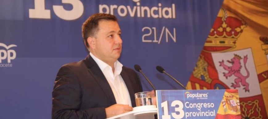 Manuel Serrano, presidente del PP de Albacete. Imagen de archivo.