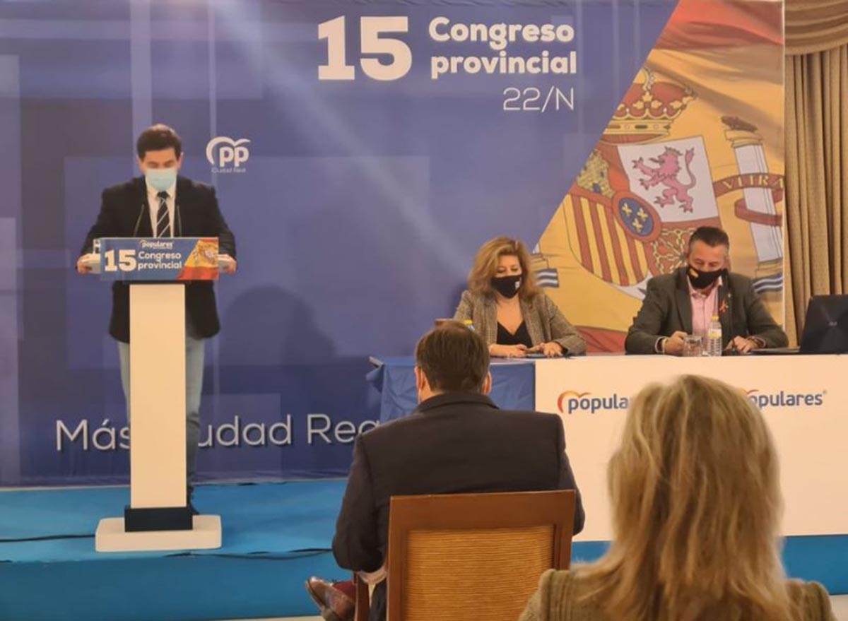 Congreso Provincial Extraordinario de Ciudad Real, en el que fue elegido Miguel Ángel Valverde como presidente