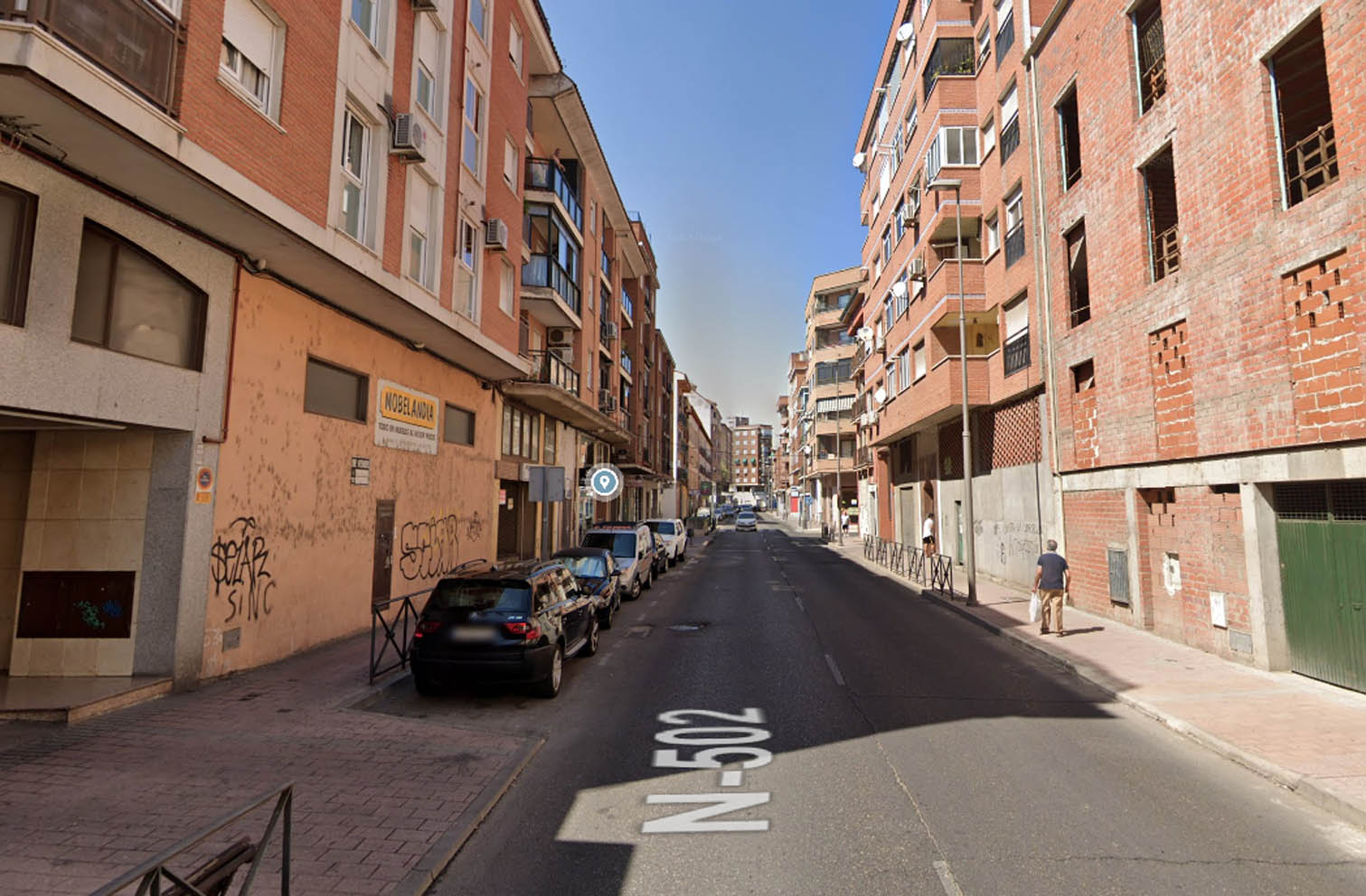 Imagen de la calle Olivares, en Talavera