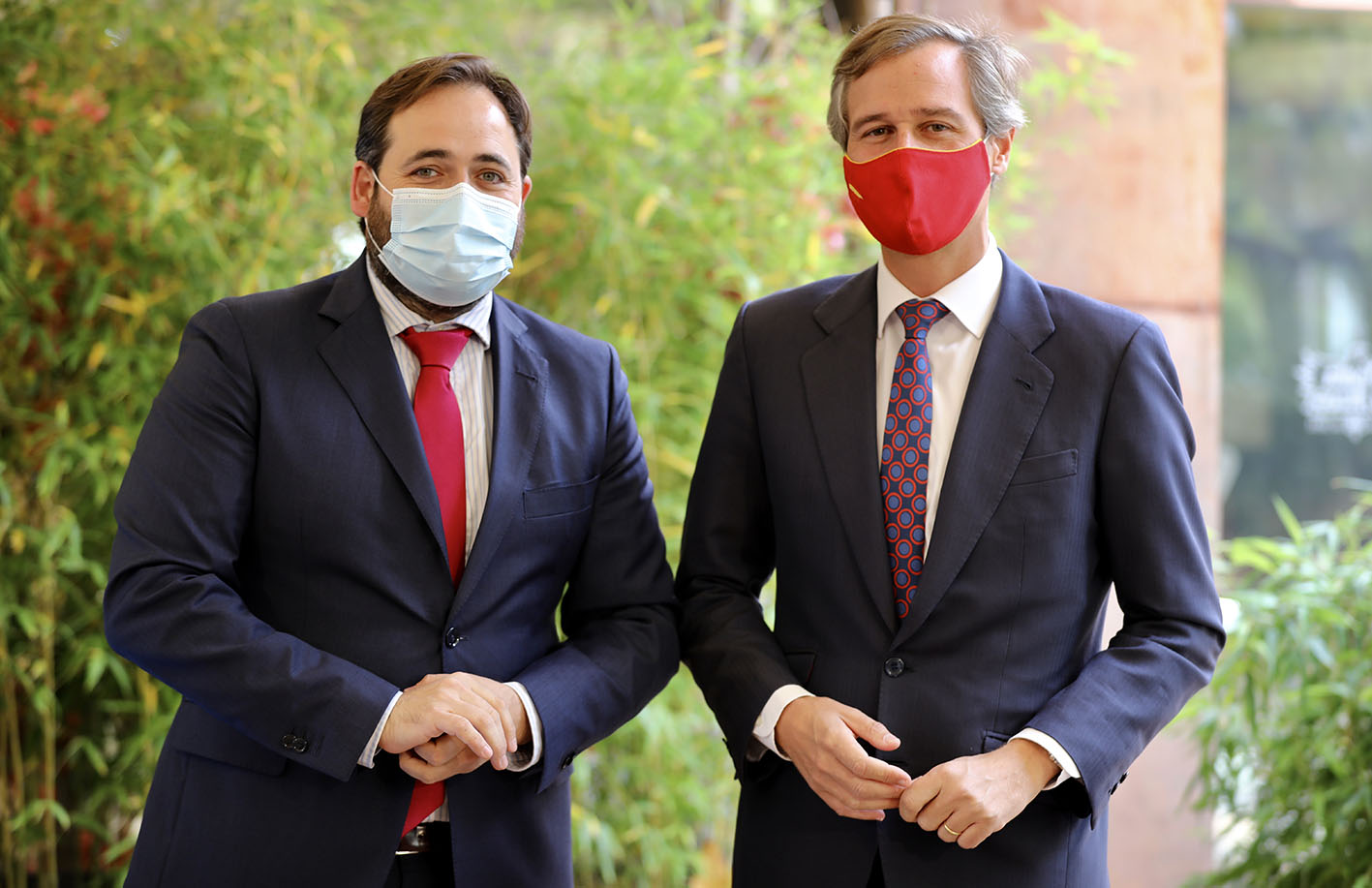 Paco Núñez, junto a Antonio González Terol, vicesecretario nacional de Política Territorial del PP.