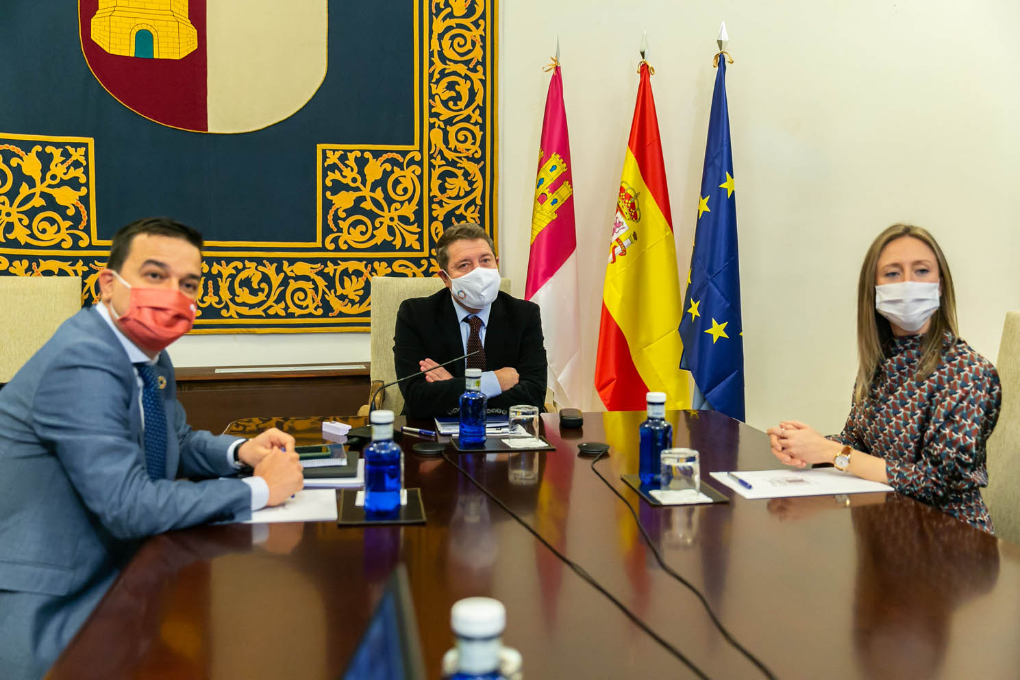 Reunión del Gobierno de Castilla-La Mancha AREV.