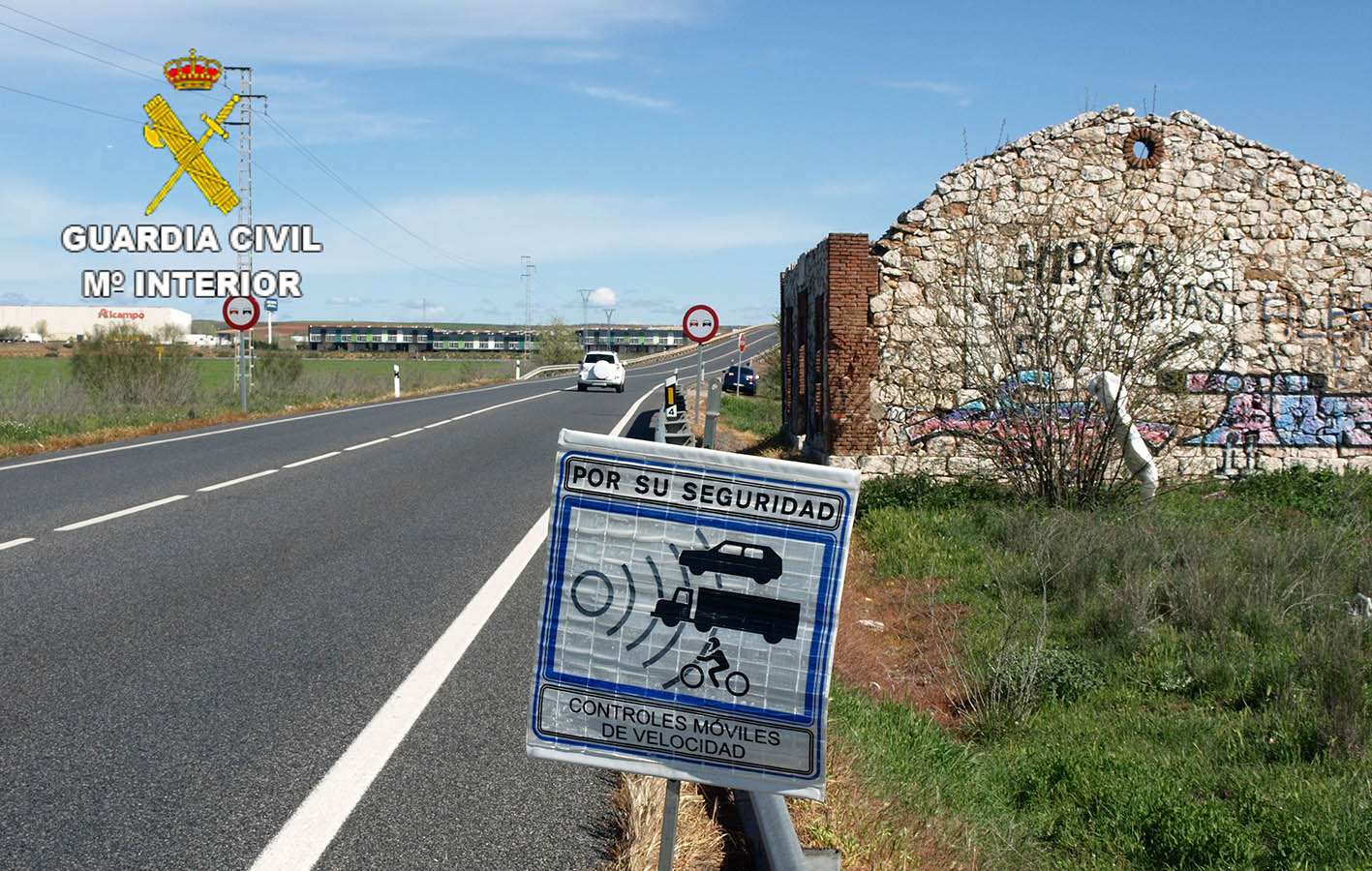 Un conductora iba a 226 kilómetros por hora en una autovía de Cuenca.